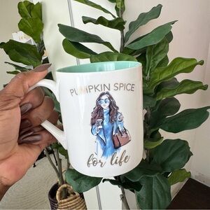 Pumpkin Spice Mug with Illustration